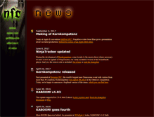 Tablet Screenshot of ninjaforce.com